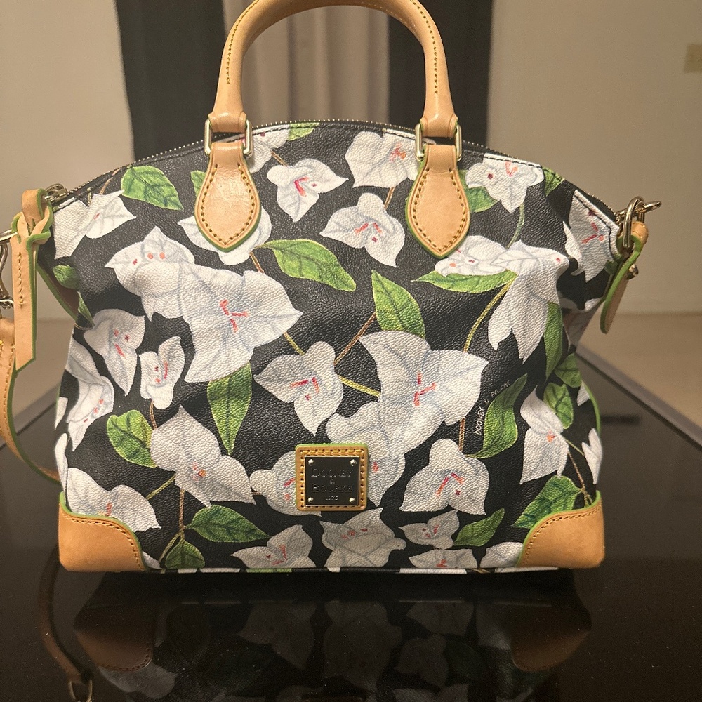 Dooney & Bourke Bougainvillea Floral Satchel Bag